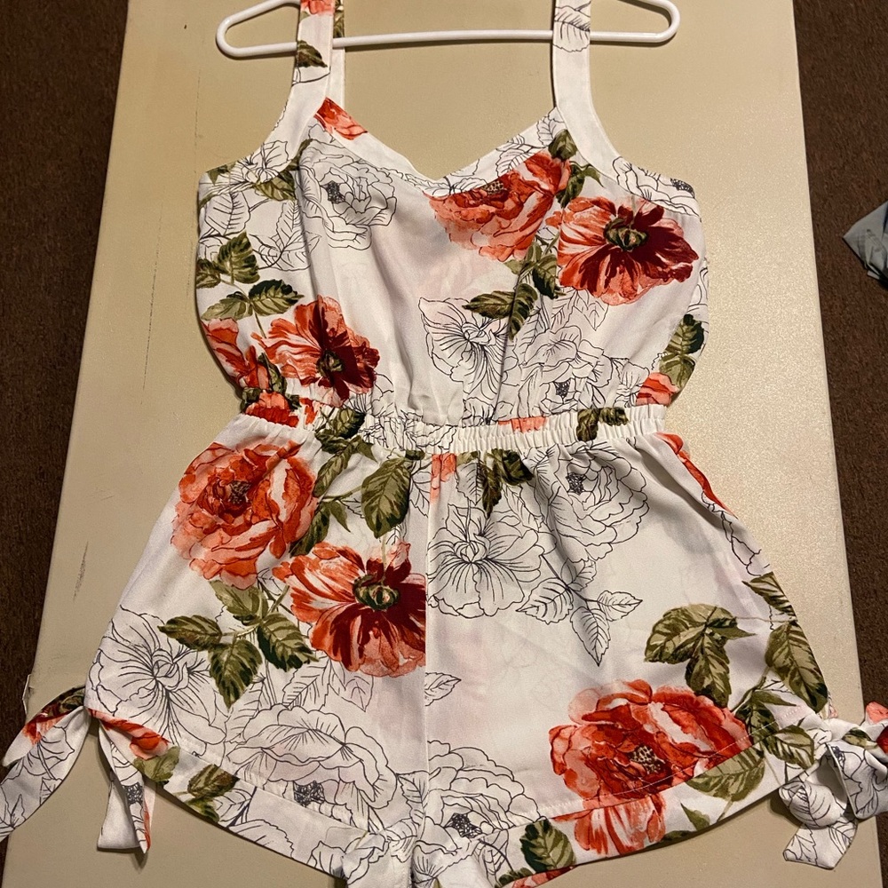 Beautiful floral romper
